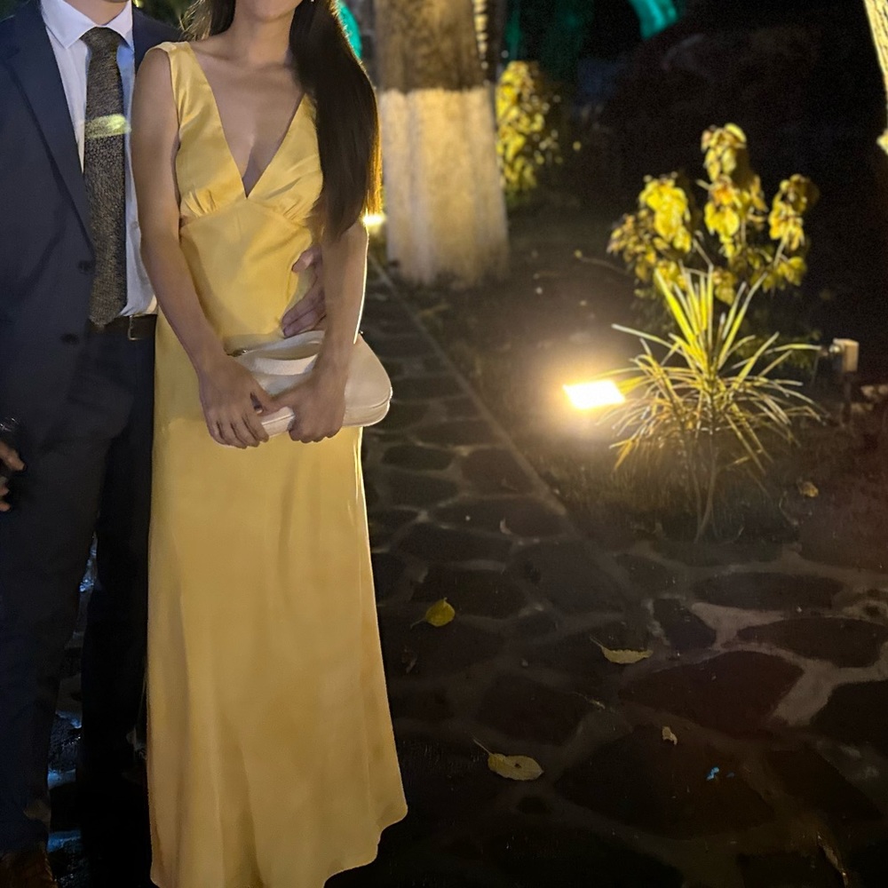 Meshki Nadia Dress in Yellow